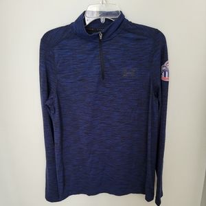 Under Armour Men Medium Walter Camp 1/4 Zip Long Sleeve Heatgear Fitted Pullover